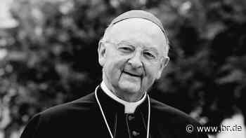 Trauer im Bistum Passau: früherer Bischof Schraml ist tot - BR24