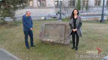 Memorial Stone at University of Saskatchewan