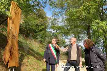 Inaugurata a Oriolo l'opera in ricordo di Nino Tini - Ravenna Web Tv - Ravennawebtv.it