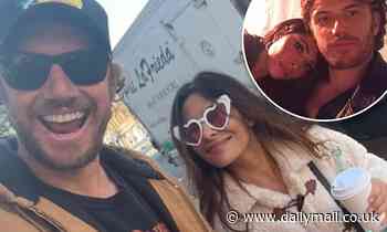 Sex/Life star Adam Demos and girlfriend Sarah Shahi look loved-up in LA - Daily Mail