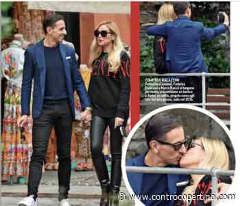 Federica Panicucci insieme al compagno Marco Bacini - ControCopertina