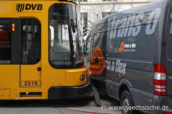 Dresden: Kleintransporter prallt mit Straßenbahn zusammen - Sächsische.de