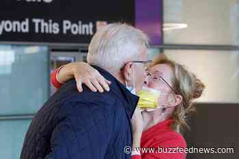 These Photos Capture Emotional Airport Reunions After Coronavirus Restrictions Were Lifted - BuzzFeed News