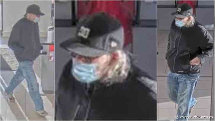 Man wanted in southeast Calgary bank robbery