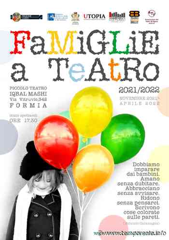 Formia / "Famiglie a teatro" dal 7 novembre al Piccolo Teatro "Iqbal Masih" - Temporeale Quotidiano