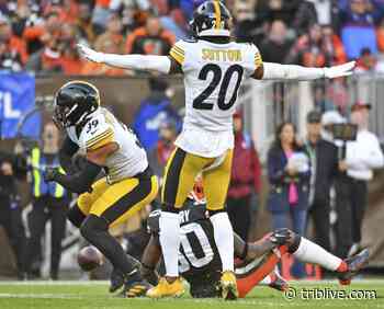 Cam Sutton's versatility for Steelers extends to special teams, holding for kicks - TribLIVE