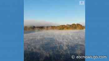 WATCH:  Mist covers Kentucky's Lake Linville