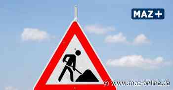 Rathenow: Bauarbeiten mit Straßensperrungen - Märkische Allgemeine Zeitung