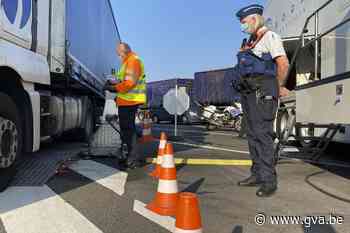 Politie int voor 276.000 euro aan boetes bij controles op zwaar vervoer in provincie Antwerpen - Gazet van Antwerpen