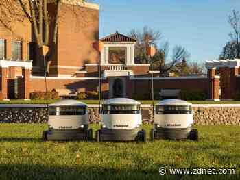 Delivery robots are taking over college campuses