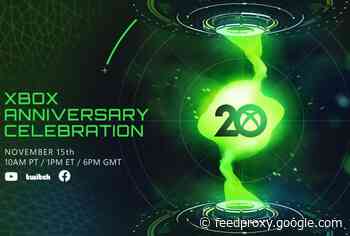 Special Xbox 20th Anniversary event planned for Nov 15th