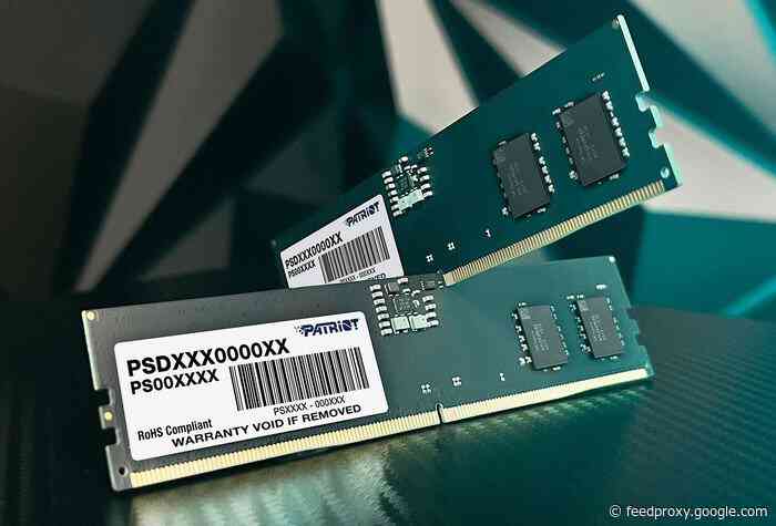 Patriot Signature DDR5 low power consumption memory modules