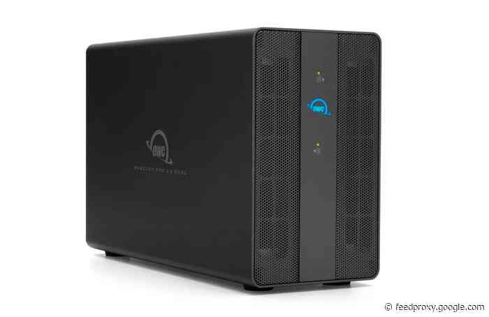 OWC Mercury Pro U.2 Dual Thunderbolt desktop storage solution