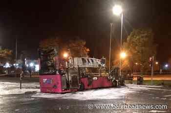 Bus hijacked and set on fire near loyalist estate - Barrhead News