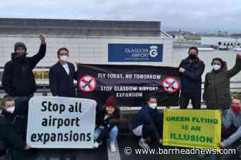 Glasgow Airport targeted by climate group 'Stay Grounded' - Barrhead News
