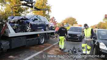 Unfall mit mehreren Fahrzeugen: Langer Stau auf der B17 in Augsburg - Augsburger Allgemeine