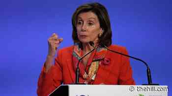 Pelosi touts climate and social spending bill in Glasgow