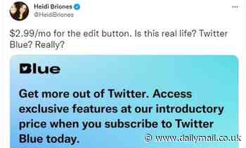 Twitter rolls out its $2.99 a month subscription, 'Blue,' in the US, but users are not happy