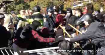 Battle in Boston: Fights Break Out After Antifa Thugs Menace Conservatives Protesting COVID Mandates