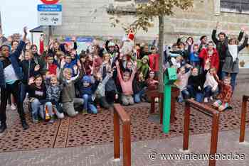 Leerlingen lopen als eerste nieuwe Martinusroute in