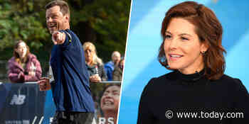 See wild Willie Geist fan Stephanie Ruhle hop fence to hug him during NYC Marathon