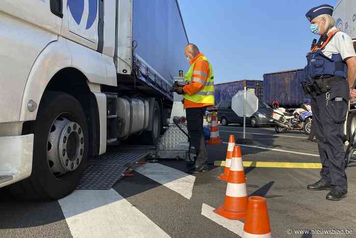 Voor dik 10.000 euro boetes opgesteld bij controles zwaar vervoer in Bilzen
