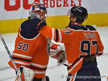 Stuart Skinner takes the net for Edmonton Oilers as puck drops on 5-game road trip