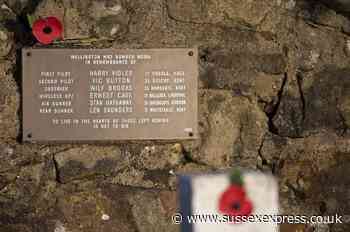 Remembering the crew of a Wellington bomber that crashed in Ashdown Forest - Sussex Express