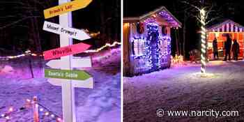 This Lights Trail Near Ottawa Will Take You Through A Forest To A Hidden Christmas Village - Narcity Canada