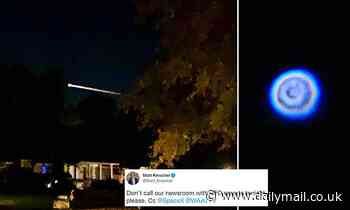 SpaceX's Endeavor capsule appears like a shooting star or 'donut UFO' over Louisiana and Alabama
