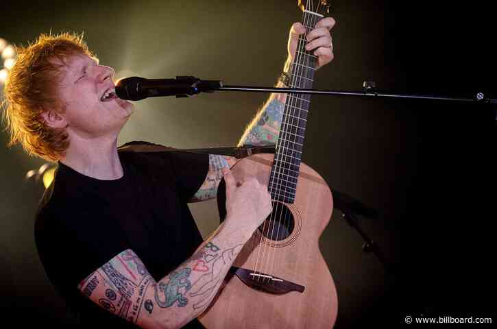 Ed Sheeran Returns to No. 1 on Billboard Artist 100 Chart, Thanks to ‘=’ Debut