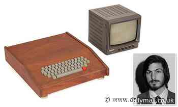 Apple I computer encased in koa wood and in working condition could sell for $600,000