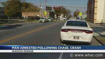 Police: Parolee facing drug and weapons charges after chase leads to crash into building