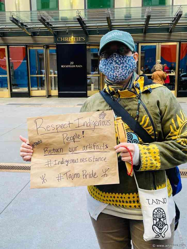 Activists Protest Christie’s Over Sale of Taíno Objects: ‘These Aren’t Just Cultural Heritage’