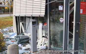 Unbekannte sprengen Geldautomat in Heimertingen - jetzt ermittelt das LKA - Allgäuer Zeitung