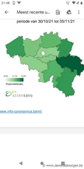 Brussel laagste vaccinatiegraad, laagste besmettingscijfers (momenteel) - DeWereldMorgen.beDeWereldMorgen.be - DeWereldMorgen.be