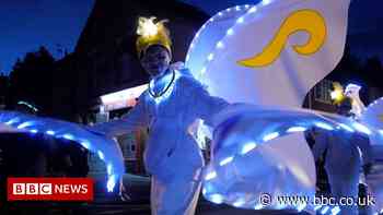 Light display illuminates Coventry streets for Diwali
