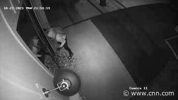 Surveillance footage shows home invasion of reality TV star