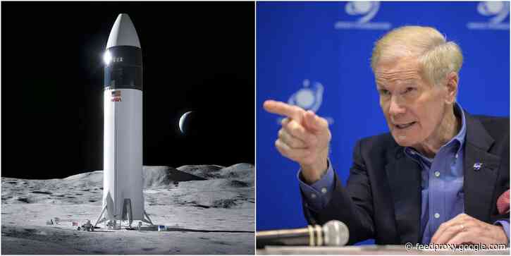 NASA is pushing its human moon landing back to 2025, and its top official worries China will beat the US there