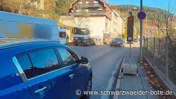 Baustelle in Schramberg - Oberndorfer Straße – auf Gas folgt Wasser - Schwarzwälder Bote