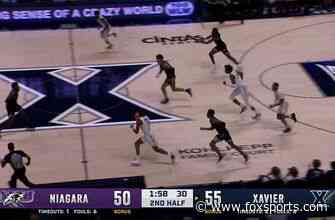 Paul Scruggs scores 17 points, Xavier holds off a late push from Niagara to win 63-60