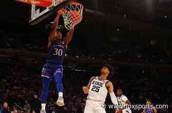 Ochai Agbaji drops 29 points on Michigan State in No. 3 Kansas’ season-opening 87-74 win