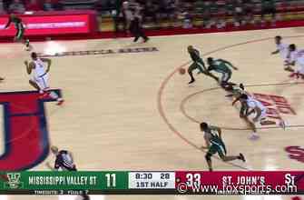 Mathis sinks layup after one-handed steal, puts St. Johns’ over Mississippi Valley State