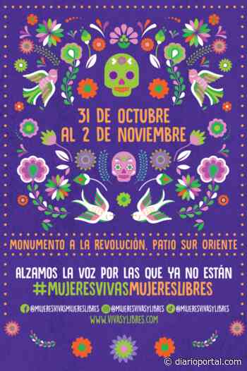 Con altar gigante mujeres vivas, mujeres libres, recuerdan las vidas de todas las víctimas de la violencia en México - Portal