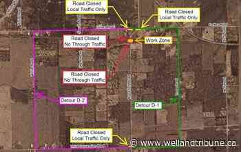 Stretch of Brookfield Road in Port Colborne temporarily closed for work on CN rail crossing - WellandTribune.ca