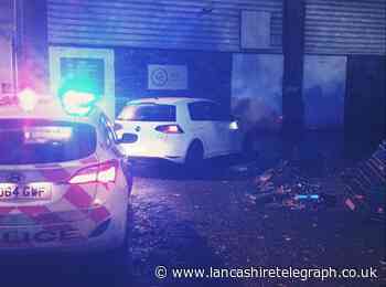 BMW thieves lead police on 130mph chase after removing house window to steal car keys