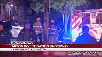 Arson investigation underway on Clifford Avenue