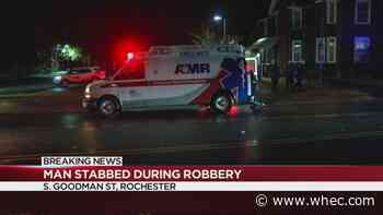 Police: Man stabbed in robbery on Monroe Avenue