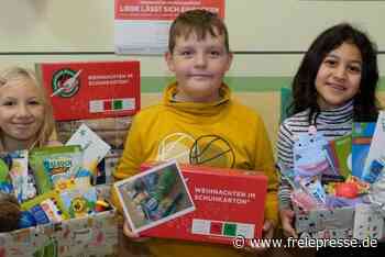 Schüler bringen sich bei Geschenkaktion ein - Freie Presse