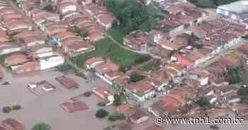 Imagens áreas mostram estragos provocados pela cheia em Santana do Ipanema - TNH1